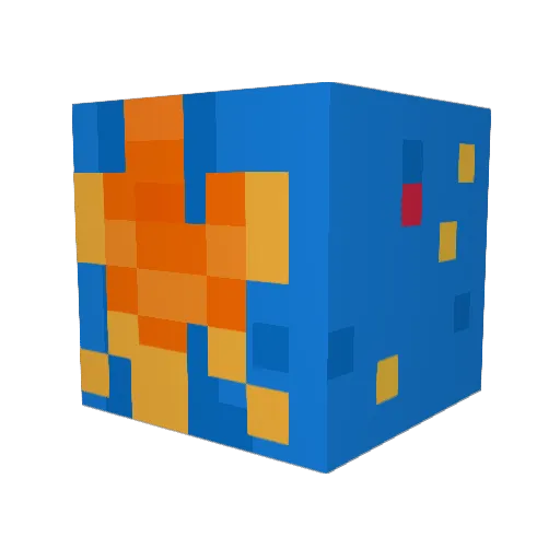 EggRoll1 Minecraft avatar head, 3D render