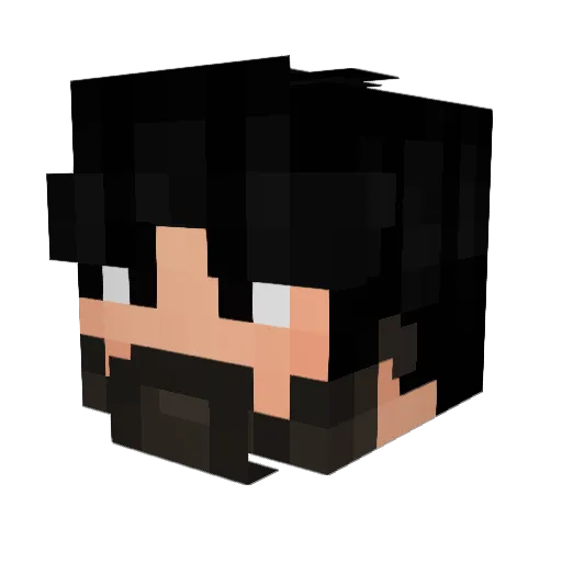 Egg_025 Minecraft avatar head, 3D render