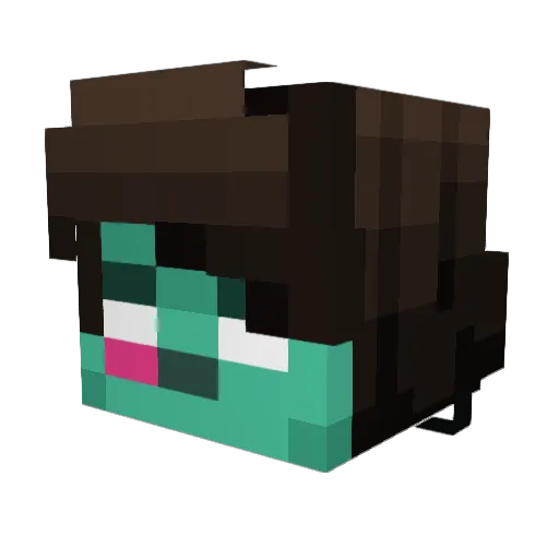 Egg_Yolks Minecraft avatar head, 3D render