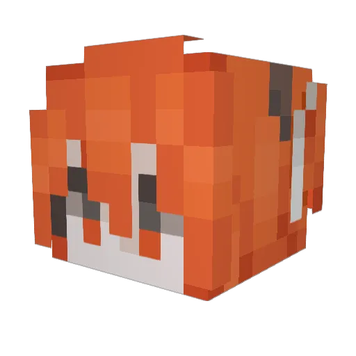 Egg_p1ant Minecraft avatar head, 3D render