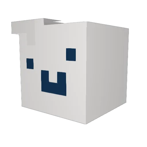 EggatronTheEgg Minecraft avatar head, 3D render