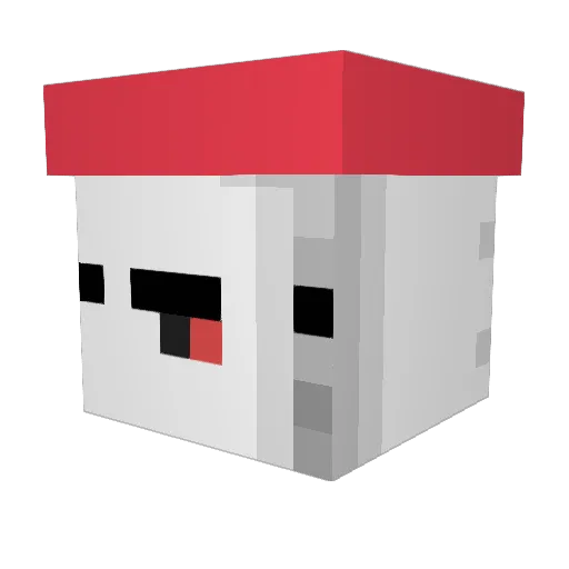 Eggbeard57 Minecraft avatar head, 3D render