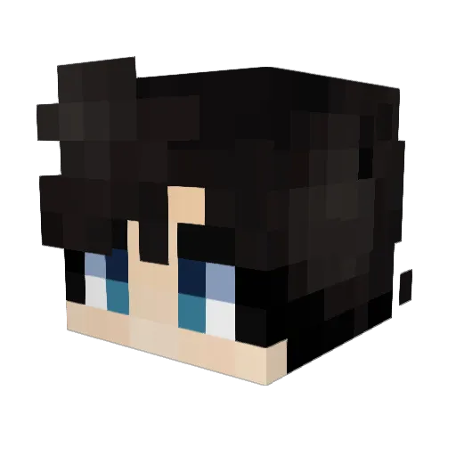 EggbertFunky Minecraft avatar head, 3D render