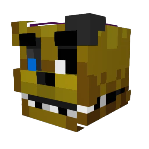 Eggboi616 Minecraft avatar head, 3D render