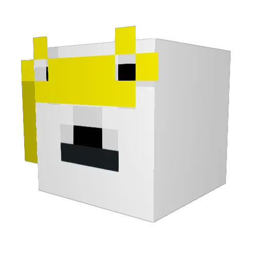 Eggdog69 Minecraft avatar head, 3D render