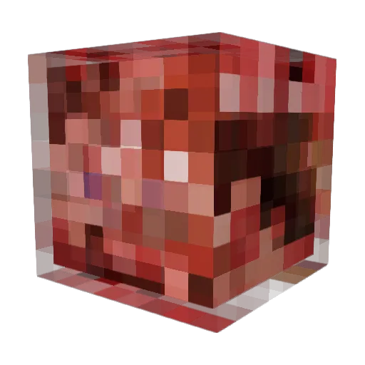 Egger23 Minecraft avatar head, 3D render