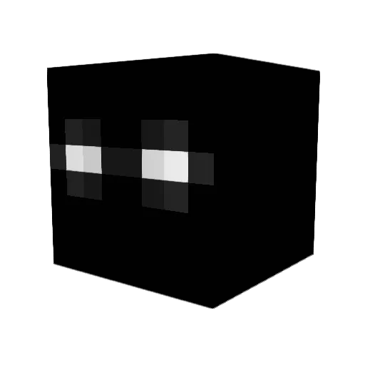 Eggerer Minecraft avatar head, 3D render