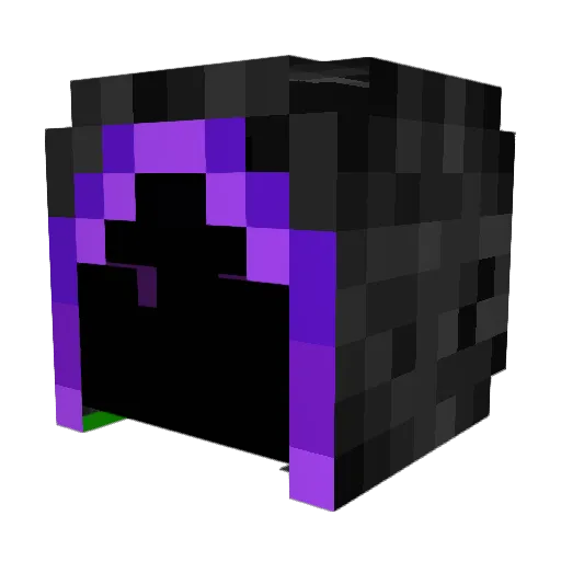 Eggers_ Minecraft avatar head, 3D render