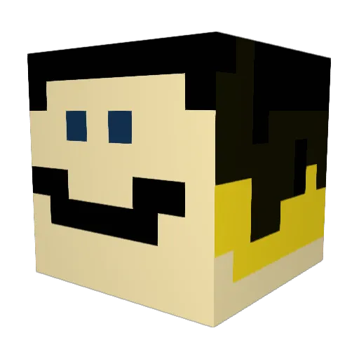 Egghead210 Minecraft avatar head, 3D render