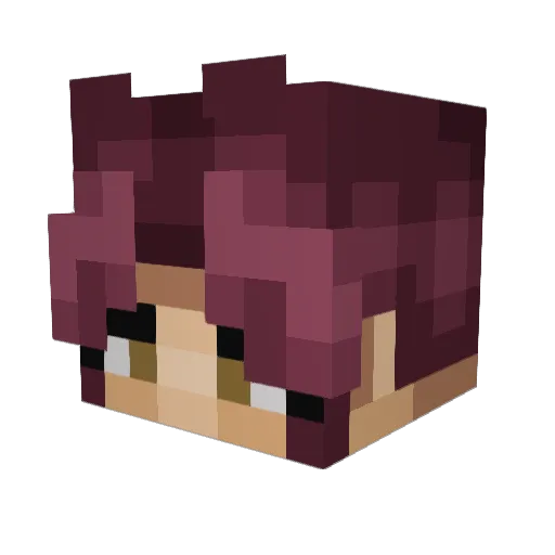 EggsOnToastt Minecraft avatar head, 3D render