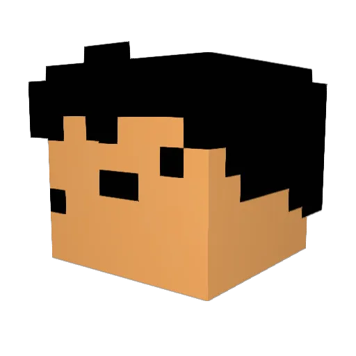 EggscrutiatingIy Minecraft avatar head, 3D render