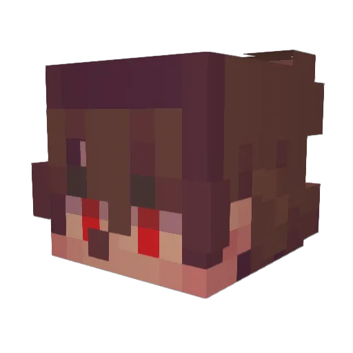 Eggshell6419 Minecraft avatar head, 3D render