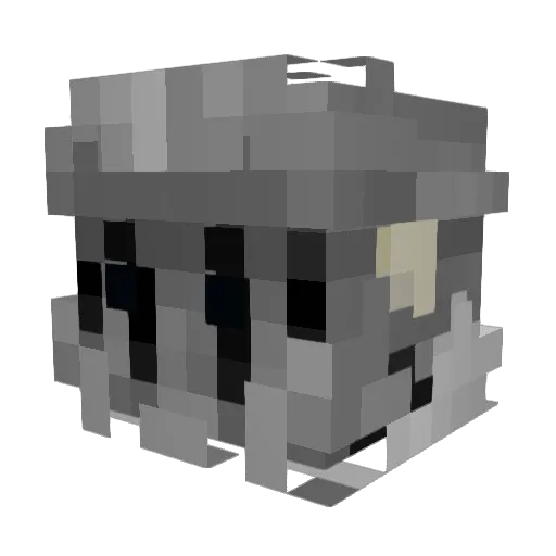 Eggsybee Minecraft avatar head, 3D render