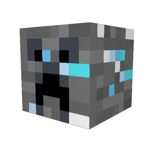 Eggy95 Minecraft avatar head, 3D render