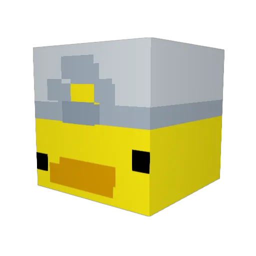 EggyDolphin2073 Minecraft avatar head, 3D render