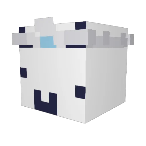 EggyQwQ Minecraft avatar head, 3D render