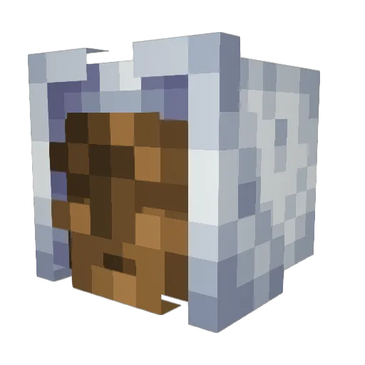 Eggz_13 Minecraft avatar head, 3D render