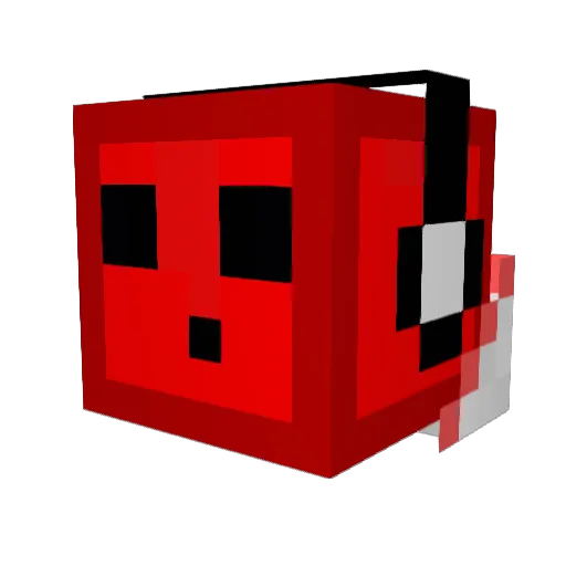 EgillBirnir Minecraft avatar head, 3D render