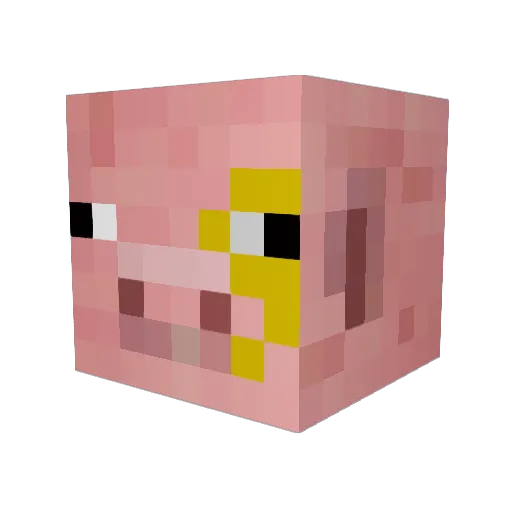EgitGaffer Minecraft avatar head, 3D render