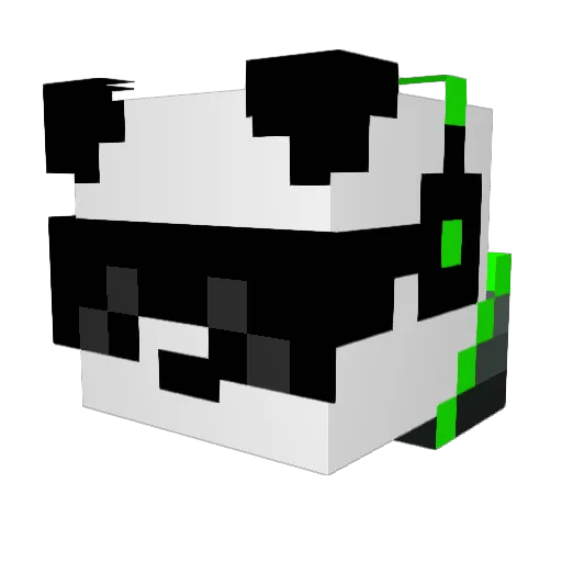 Eglerion14 Minecraft avatar head, 3D render