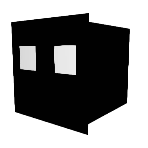 Ego007 Minecraft avatar head, 3D render