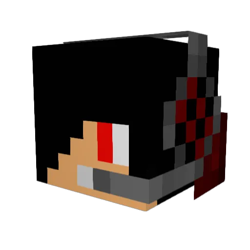 Ego_Ftw Minecraft avatar head, 3D render