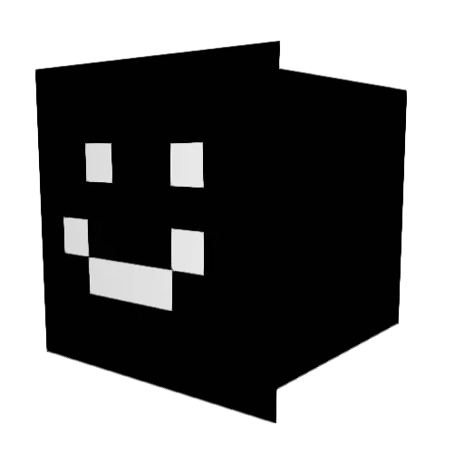 Egomeister_ Minecraft avatar head, 3D render