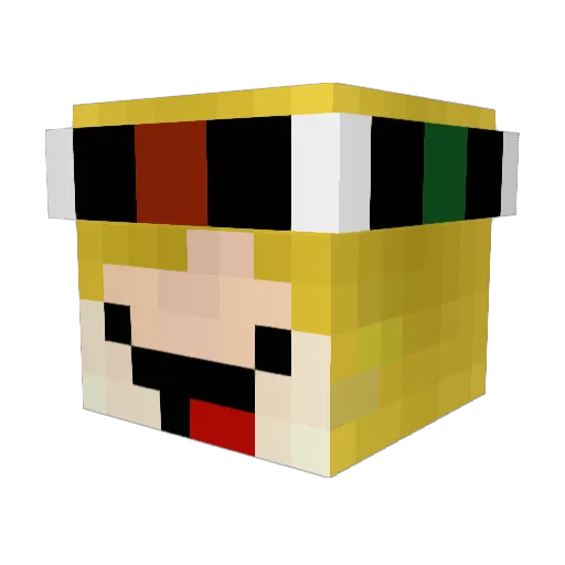 EgonSpengler23 Minecraft avatar head, 3D render