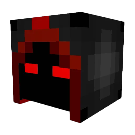 EgoneHeisei Minecraft avatar head, 3D render
