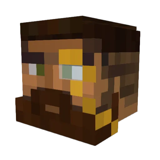 Egor_2009 Minecraft avatar head, 3D render