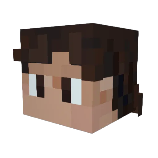 Egor_Artist Minecraft avatar head, 3D render