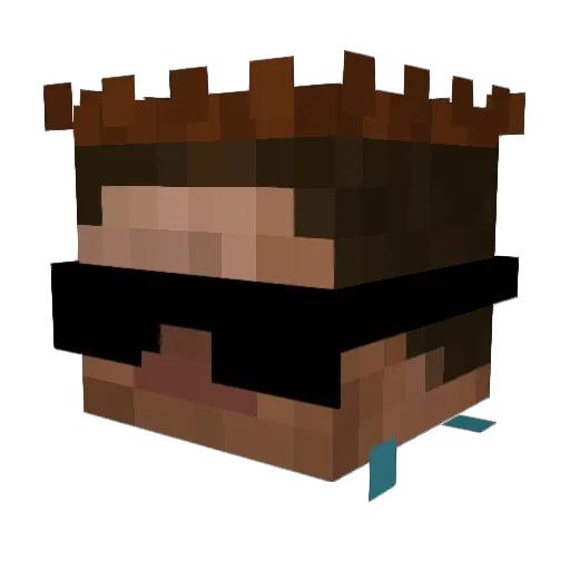Egorck1 Minecraft avatar head, 3D render