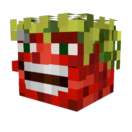 Egorik_Pantaloni Minecraft avatar head, 3D render