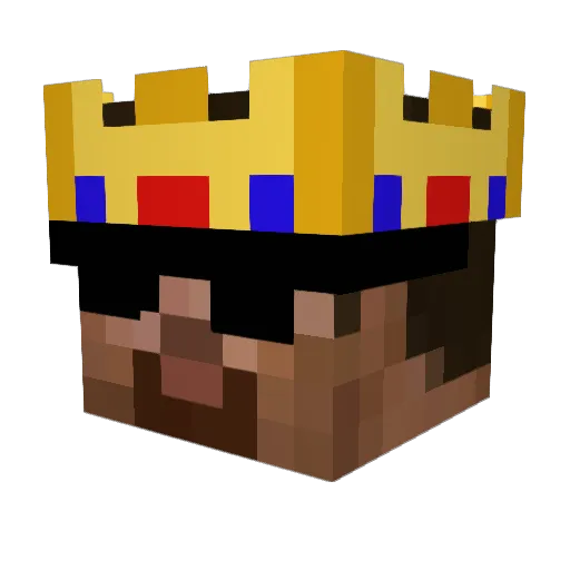 Egortale_play Minecraft avatar head, 3D render