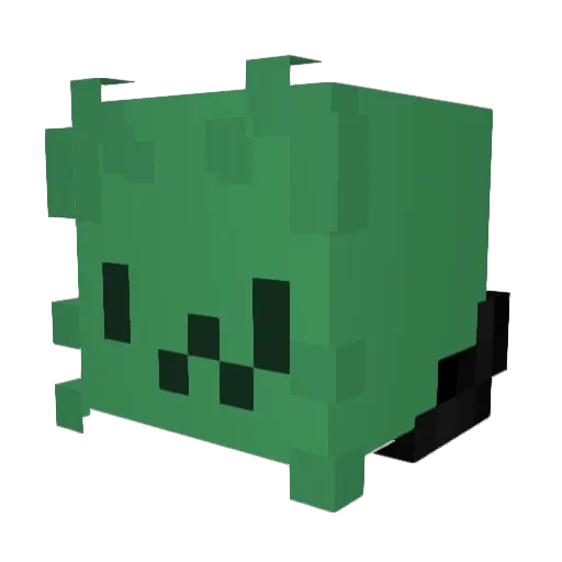 Egsans_Fur Minecraft avatar head, 3D render