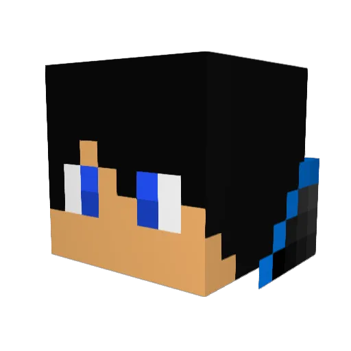 Egypt16 Minecraft avatar head, 3D render