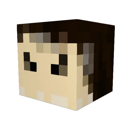 Egyptian_Mau Minecraft avatar head, 3D render