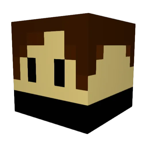 EhCanadien Minecraft avatar head, 3D render