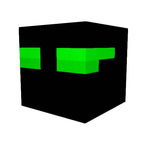 EhSam Minecraft avatar head, 3D render
