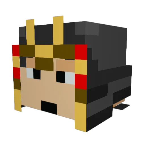 Ehada_Insan Minecraft avatar head, 3D render