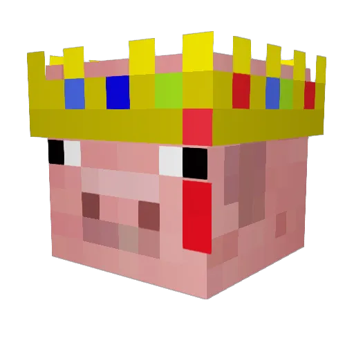 Ehammer19 Minecraft avatar head, 3D render