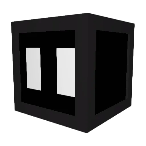 Ehepaille Minecraft avatar head, 3D render