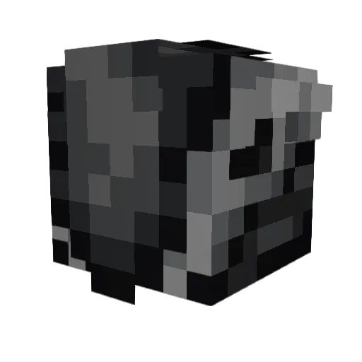 Ehlien Minecraft avatar head, 3D render