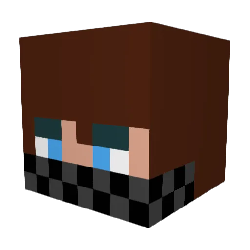 EhmEitsch Minecraft avatar head, 3D render