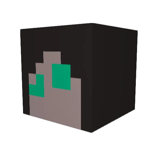EhmTiego Minecraft avatar head, 3D render