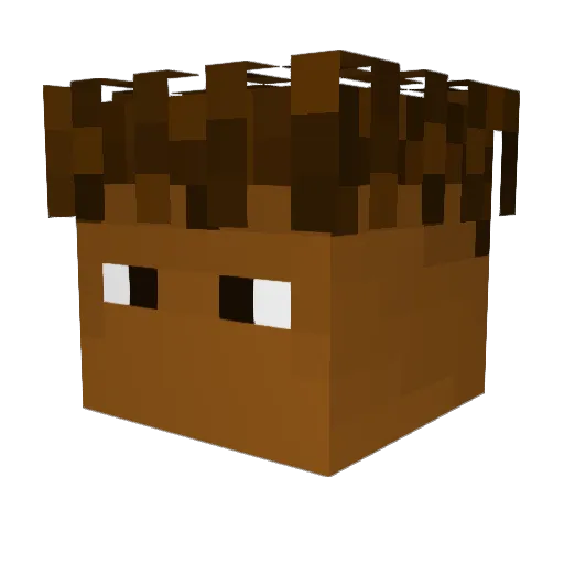 EhrenFredi Minecraft avatar head, 3D render