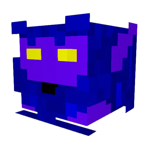 Ei3N Minecraft avatar head, 3D render