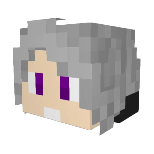 Ei3nx Minecraft avatar head, 3D render