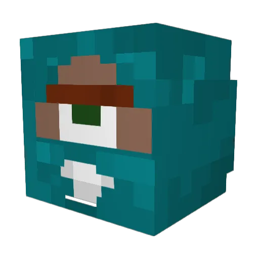 EiHeyYee Minecraft avatar head, 3D render