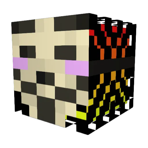 Ei_Alex Minecraft avatar head, 3D render